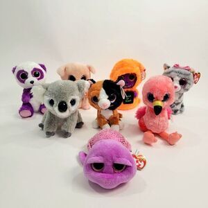 Lot of 8 Ty Beanie Boos